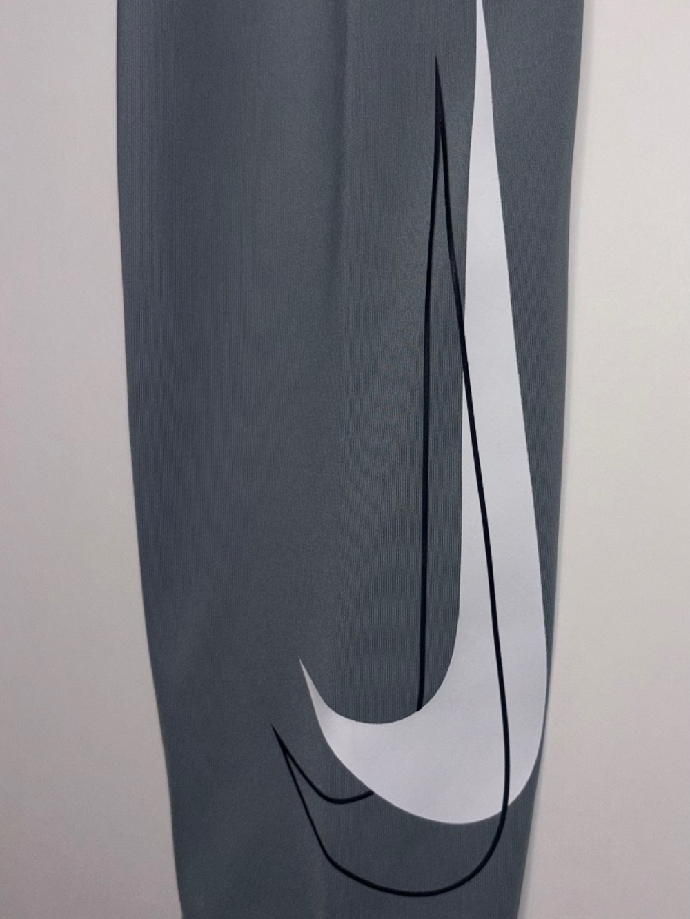 Nike Dri-FIT Swoosh Run 7/8 Leggings Gray Double Swoosh Running Tights